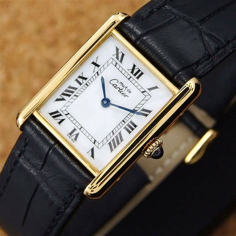 mens cartier tank|cartier tank men's vintage.